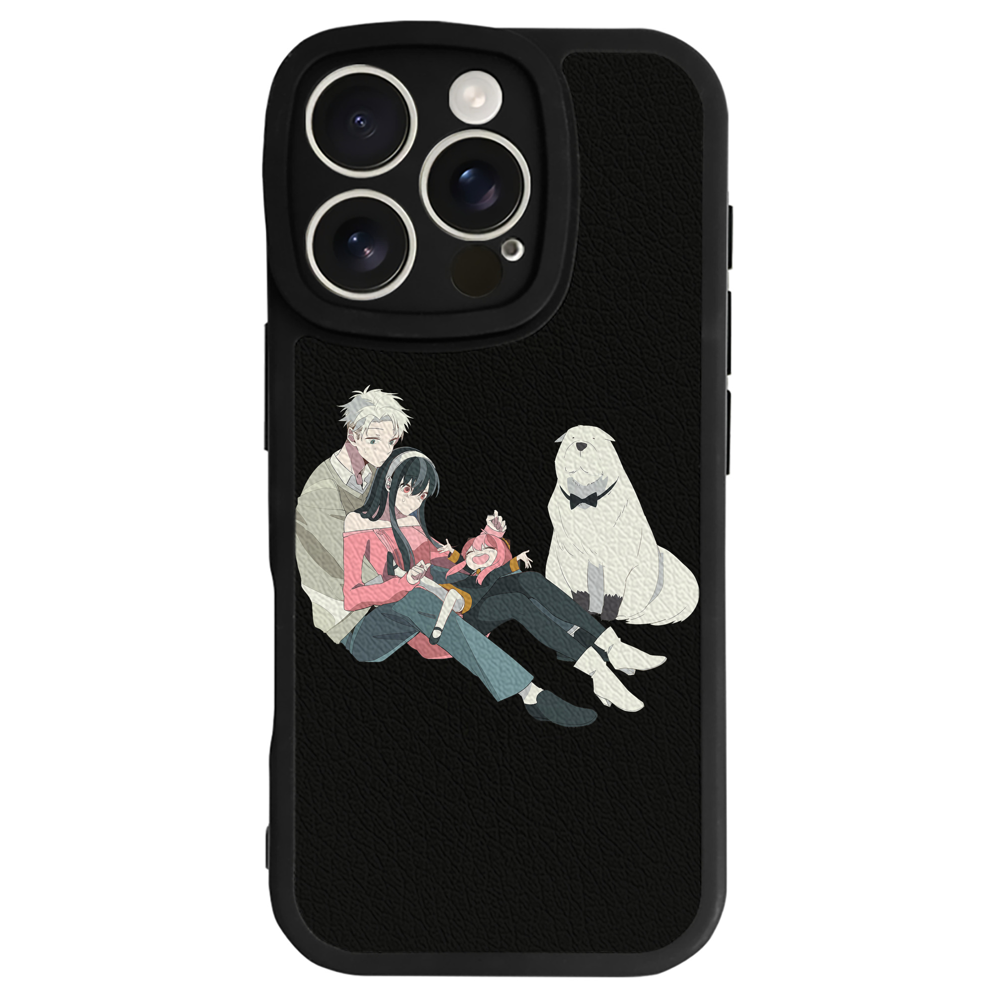 （画像用） SPY×FAMILY间谍家家酒 【iPhone 16シリーズ対応】シリコンスマホケース（レザー調） 材質：シリコン